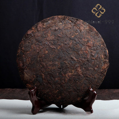 357g Ripe Pu'er Tea Cake 2008 Menghai Nannuoshan Aged Mountain Compressed Tea