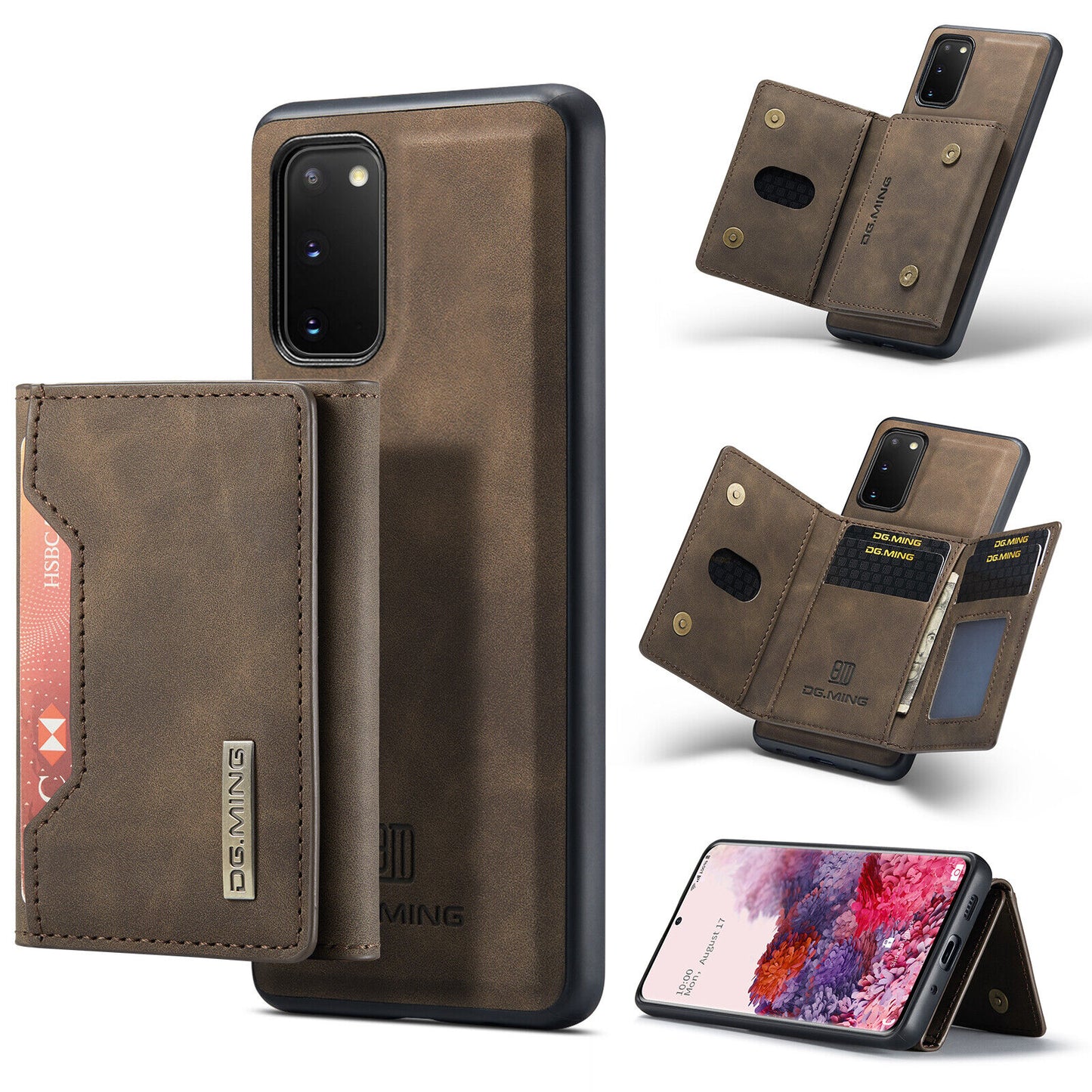 For Samsung Galaxy S20 Plus FE Ultra 5G Leather Case Cover & Wallet Card Holder