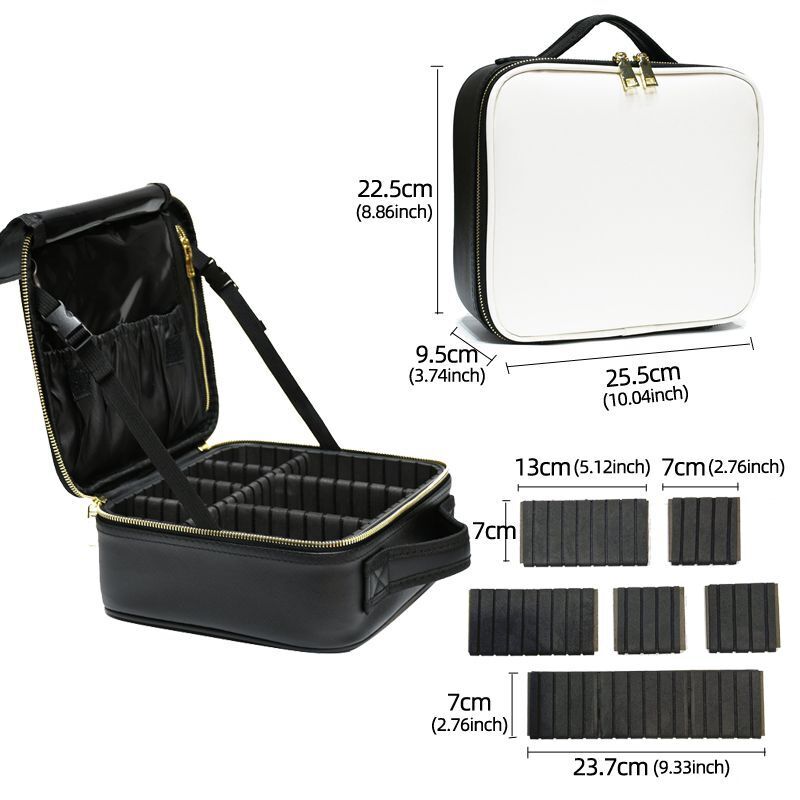 Marble Print Cosmetic Bag Make Up Portable Travel Storage Makeup Case Travelling
