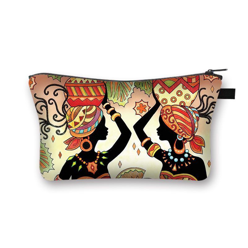 Print Cosmetic Bag Makeup Purse Cosmetic Case Lipstick Storage Bags Traveling