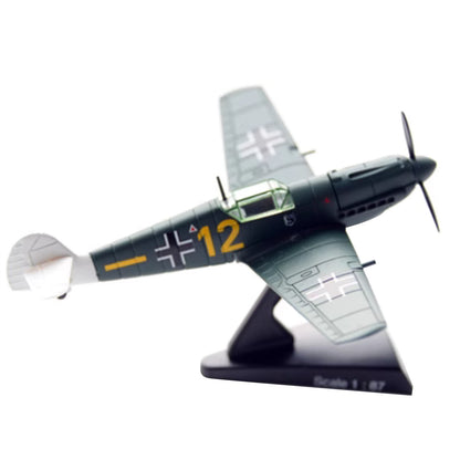 1:100 Scale Germany Messerschmitt BF109E Fighter Aircraft Alloy Model Souvenir