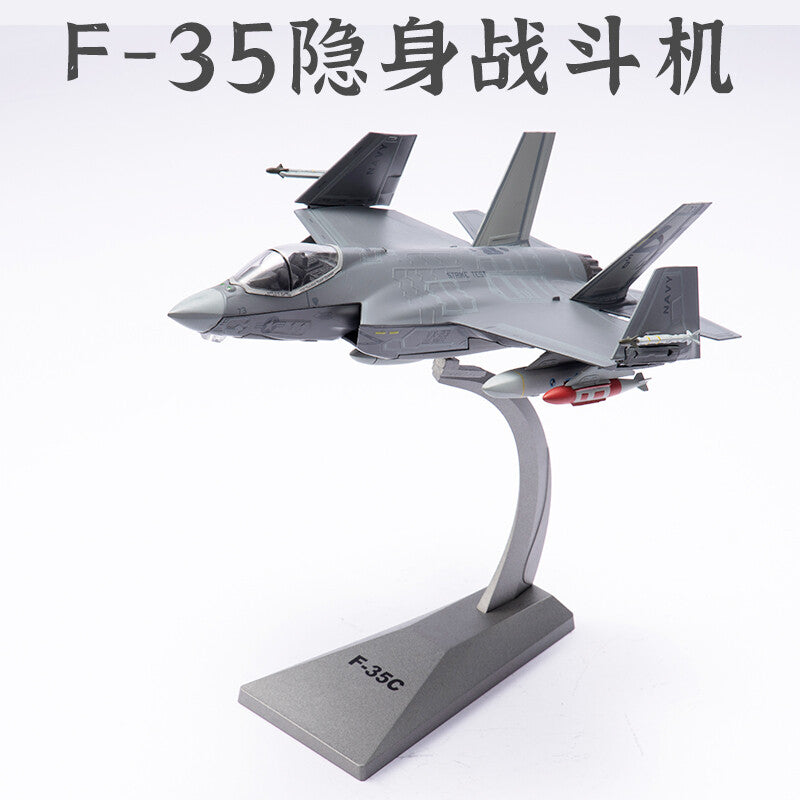 1:72 AF1 US NAVY Lockheed Martin F-35C Lightning II Fighter Diecast Plane Model