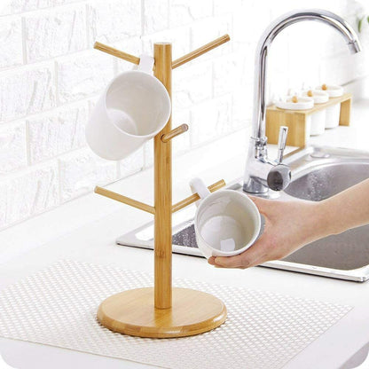 Kitchen Tree Holder Coffee Cup Tea Drying Rack Stand Storage Organizer