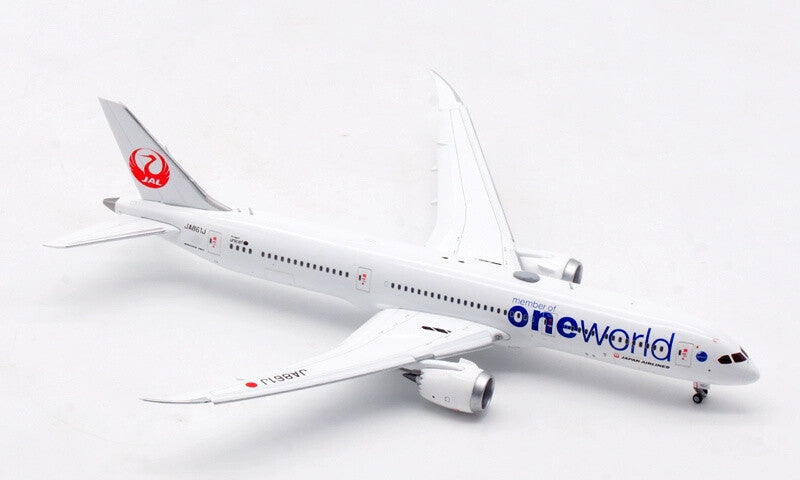JC wings JAPAN AIRLINES for BOEING B787-9 JA861J Flaps down 1/400 Aircraft Model