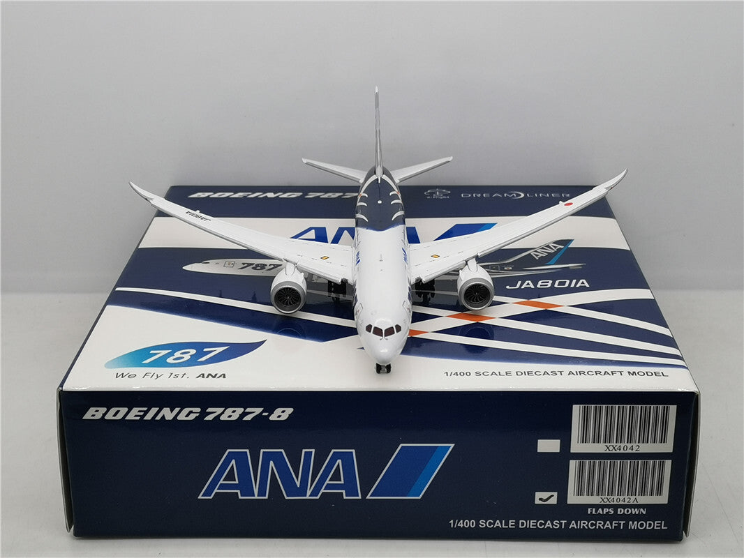1:400 JC Wings ANA B787-8 Flap Down Passenger Airplane Diecast Aircraft Model