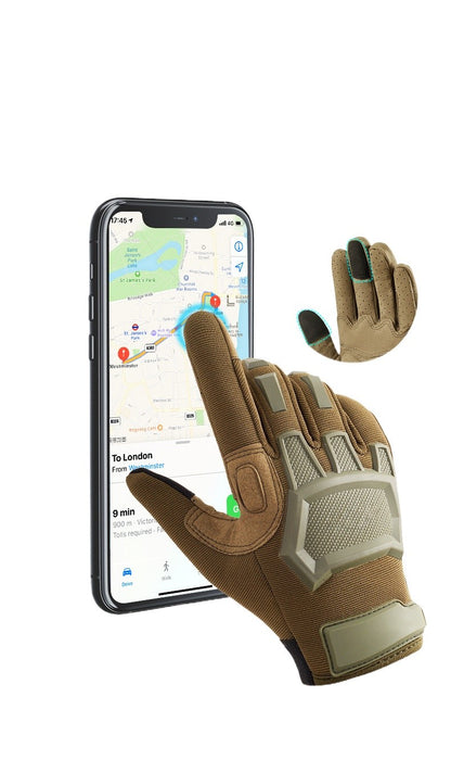 Tactical gloves touch screen training combat anti-skid riding outdoor sports