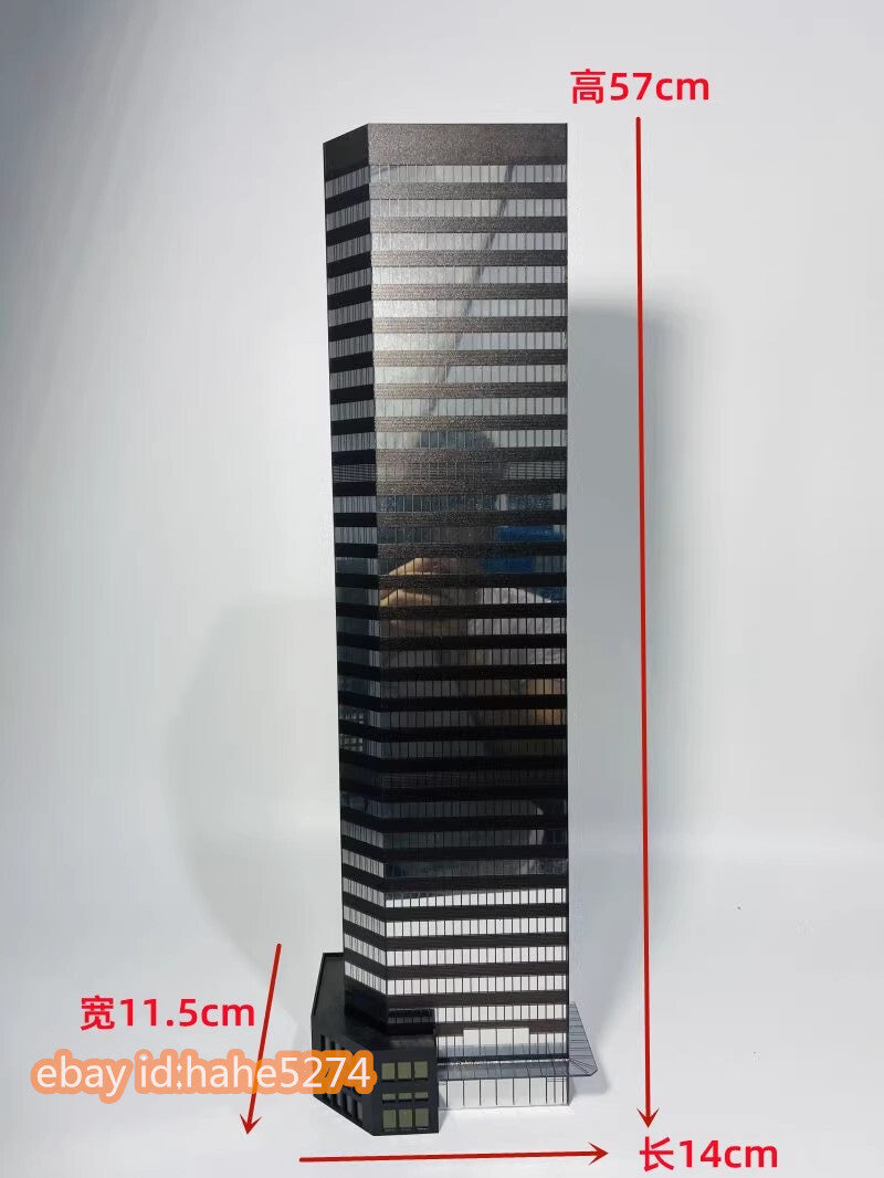 1/150 Building Model Office Building Scene Architecture Assembled Skyscraper