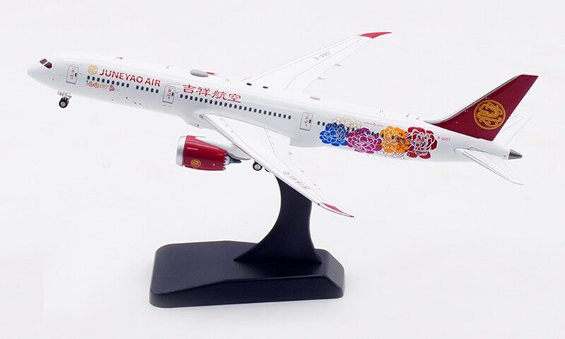 1:400 Aviation JUNEYAOAIR BOEING B787-9 Passenger Airplane Diecast Plane Model