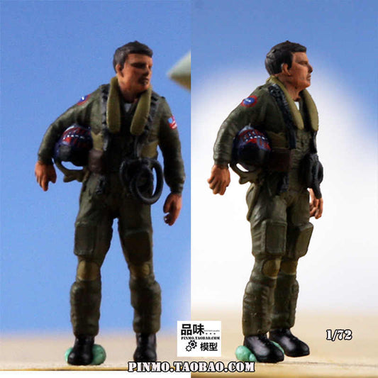 1/72 US Navy Fighter Pilot 1 Soldier Model