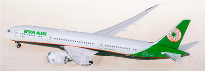 1:200 32CM Hogan EVA AIR BOEING 787-9 Passenger Aircraft ABS Plastic Plane Model