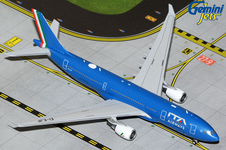1:400 GeminiJets ITA AIRWAYS AIRBUS A330-200 Passenger Airplane  Diecast Model