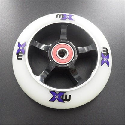 2 High Precision Aluminum Alloy Hub Scooter Wheel Heavy Speed Roller 100mm 88 A