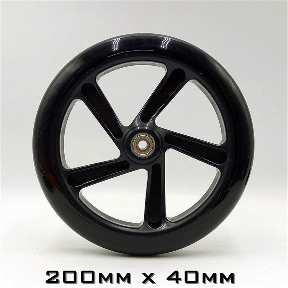 1pc 200/180/175/145/120/40/30/24mm Scooter Skating Wheel Tire PU Skateboard 12 V