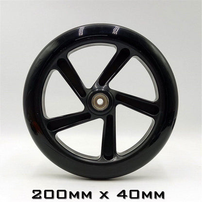1pc 200/180/175/145/120/40/30/24mm Scooter Skating Wheel Tire PU Skateboard 12 V