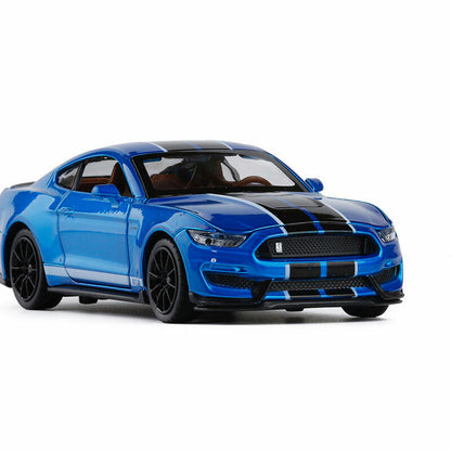 1/32 Ford Mustang Shelby GT350 Model Car Diecast Toy Vehicle Toys for Boys Blue