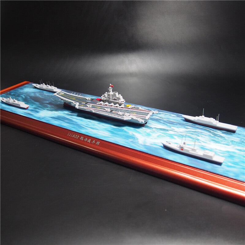 1/1600 China Liaoning Aircraft Carrier Battle Group Alloy Model
