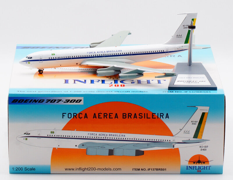 1:200 InFlight FORCA AEREA BRASILEIRA BOEING KC-137(707-300) Plane Diecast Model