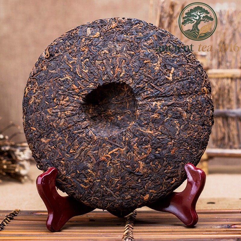 400g Mengku Rongshi Lincang 2014 Shu Puer Mu Ye Chun 3yr Aged Pu'er Ripe Pu-erh