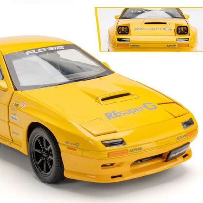 1:24 Mazda RX7 Druckguss Modellauto Legierung Sportwagen Spielzeug Fahrzeug Geschenksammlung-