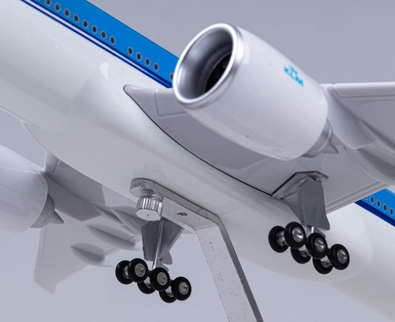 47CM 1:157 KLM BOEING 777-300ER Airplane Landing Gears Resin Aircraft Model