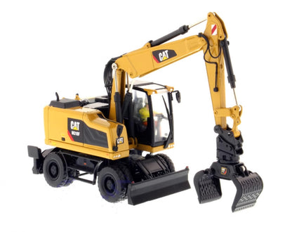 1:50 DM M318F Wheeled Excavator Construction Machine Equipment Diecast Model