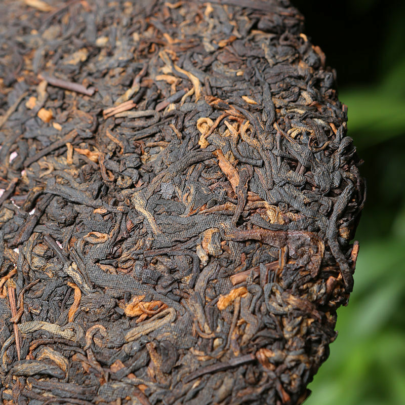 TAETEA JIN GUO Puerh * 2016 Yr Menghai Dayi Tea Shu Puer Ripe Pu'er Tea 357g