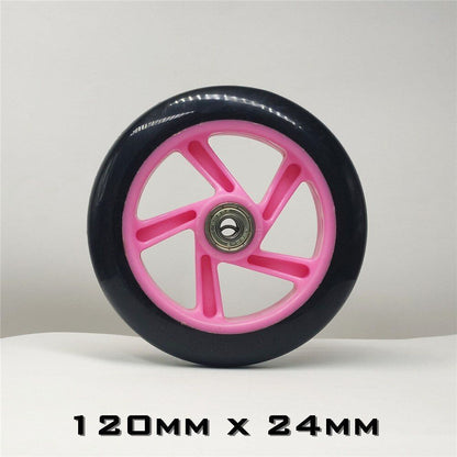 1pc 200/180/175/145/120/40/30/24mm Scooter Skating Wheel Tire PU Skateboard 12 V