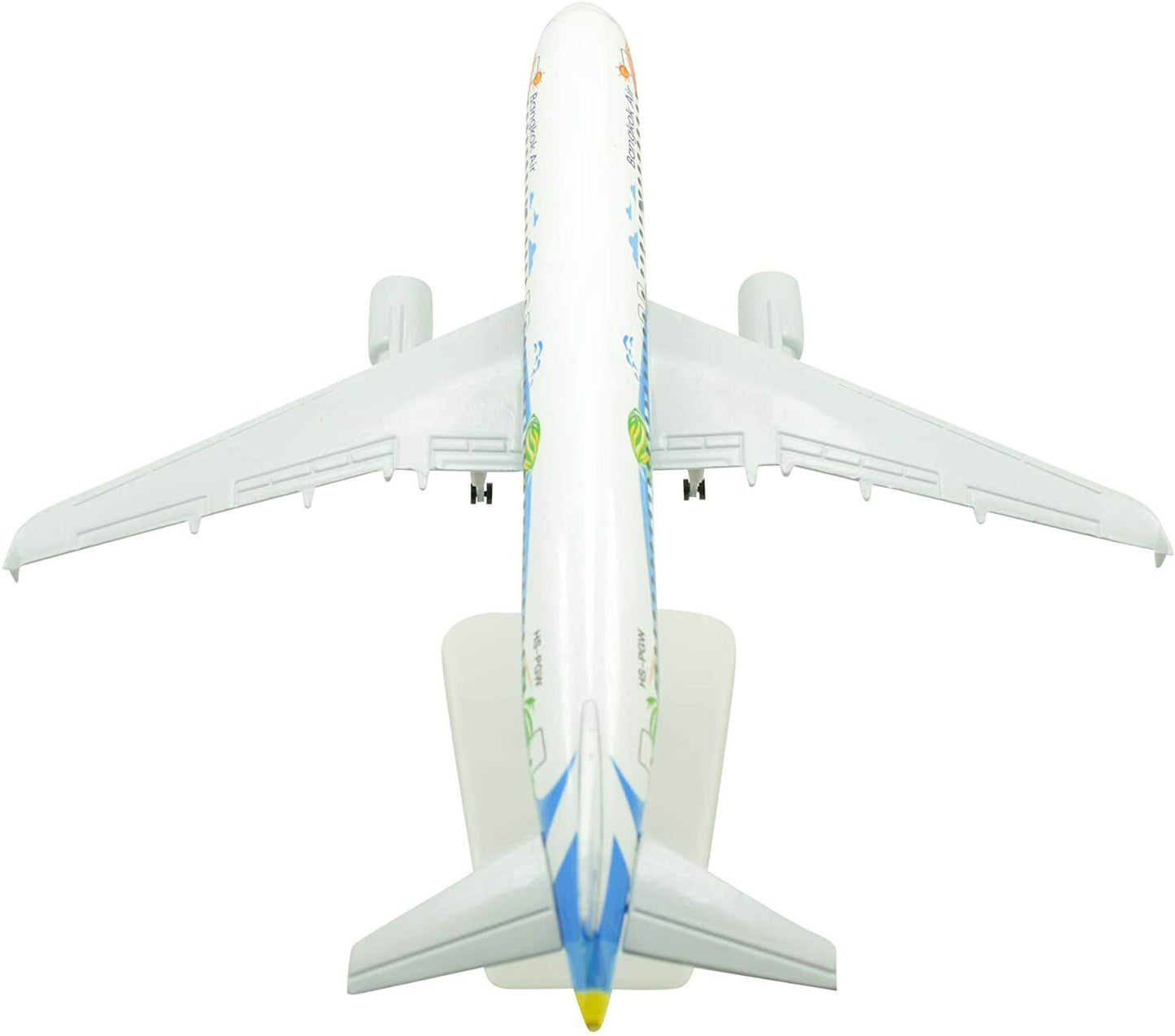 1:400 Air Bus A320 Bangkok Air Fish Painting Metal Airplane Model Plane Toy