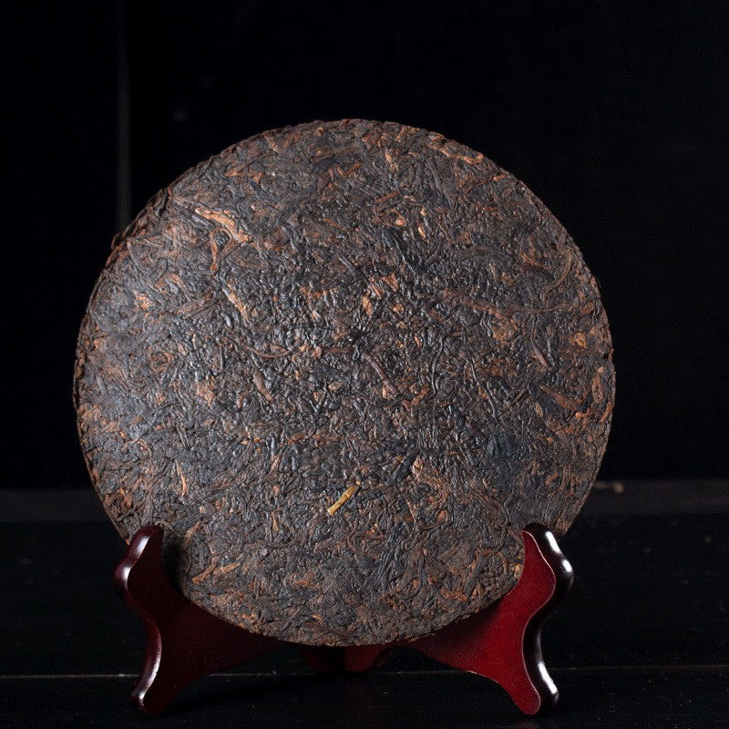100g Ripe Pu-erh Tea Cake Menghai Flavor Chenxiang Ripe Tea Yunnan Qizi Cake