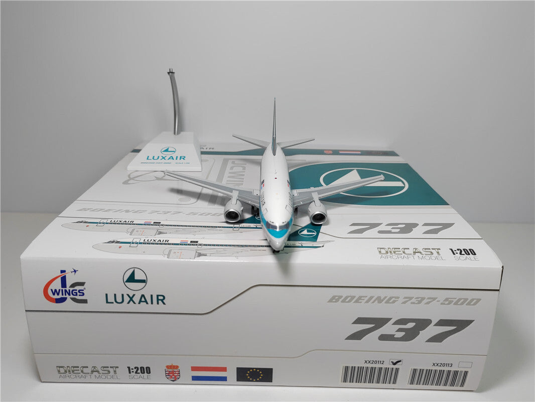 1:400 JC Wings LUXAIR BOEING B737-500 Passenger Airplane Diecast Aircraft Model