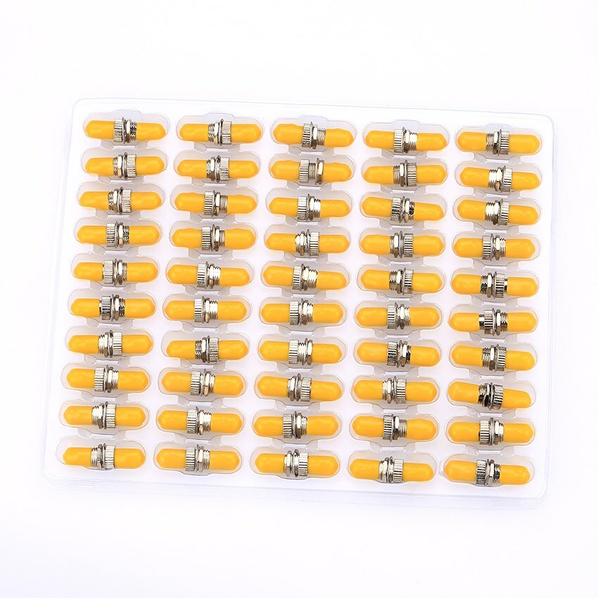 10pcs ST Fiber Optic Adapter Coupler Flange ST-ST Singlemode Fiber Connector