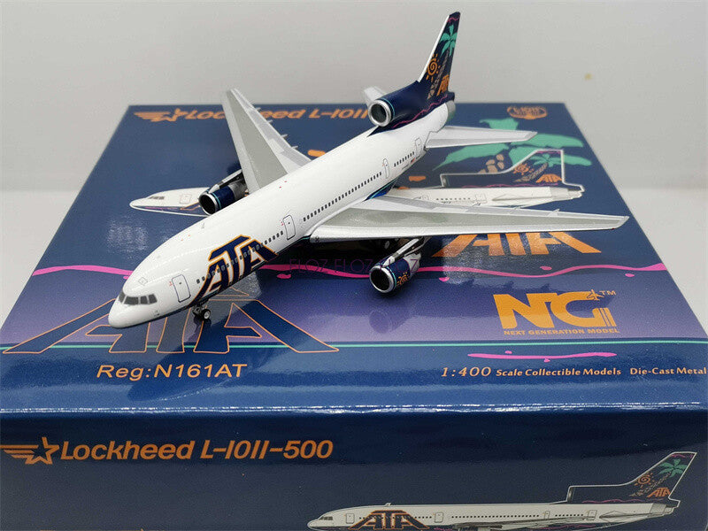 NG Models ATA for Lockheed L-1011 N161AT 1:400 Aircraft Pre-built Model