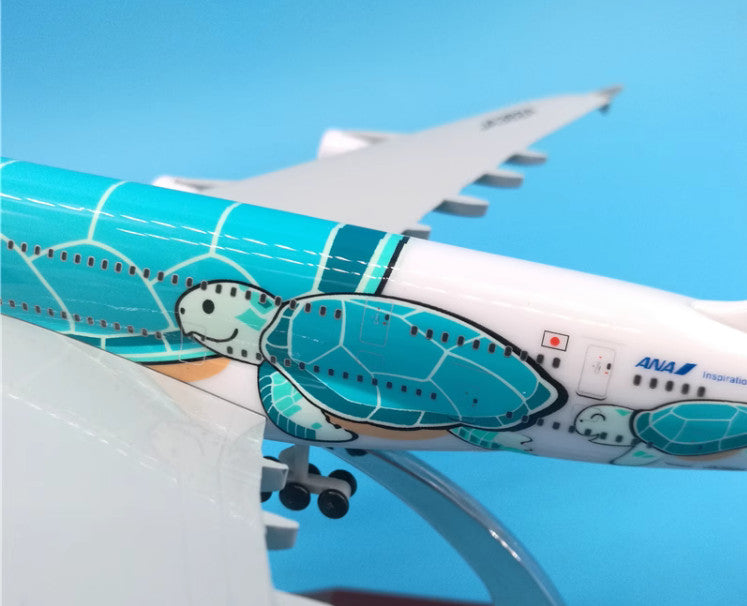 20CM ANA AIRBUS A380 Passenger Aircraft Plane Diecast Aeroplane Airplane Model