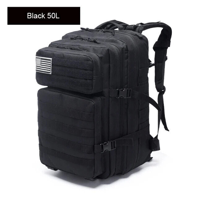 50L Military Tactical Backpack Men Bags Outdoor Sport Hiking Camping Trekking