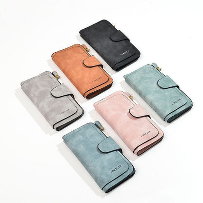 Wallets Fashion Wristlet Handbags Long Money Bag Zipper Coin Purse Cards Clutch