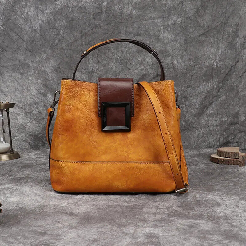 Women's Bag Genuine Shoulder Bags Women Bag First Layer Cowhide Bags Female