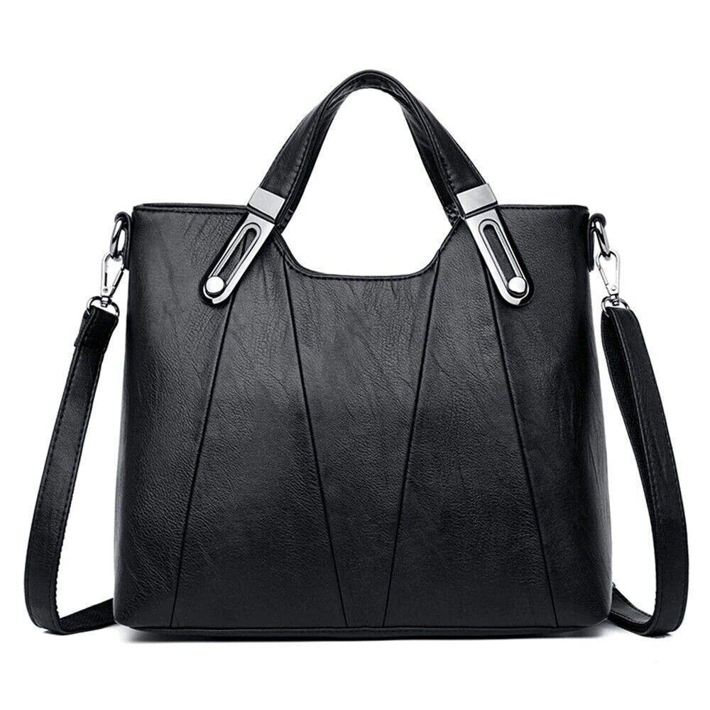 brand luxury women pu leather shoulder bag handbag messenger tote bag