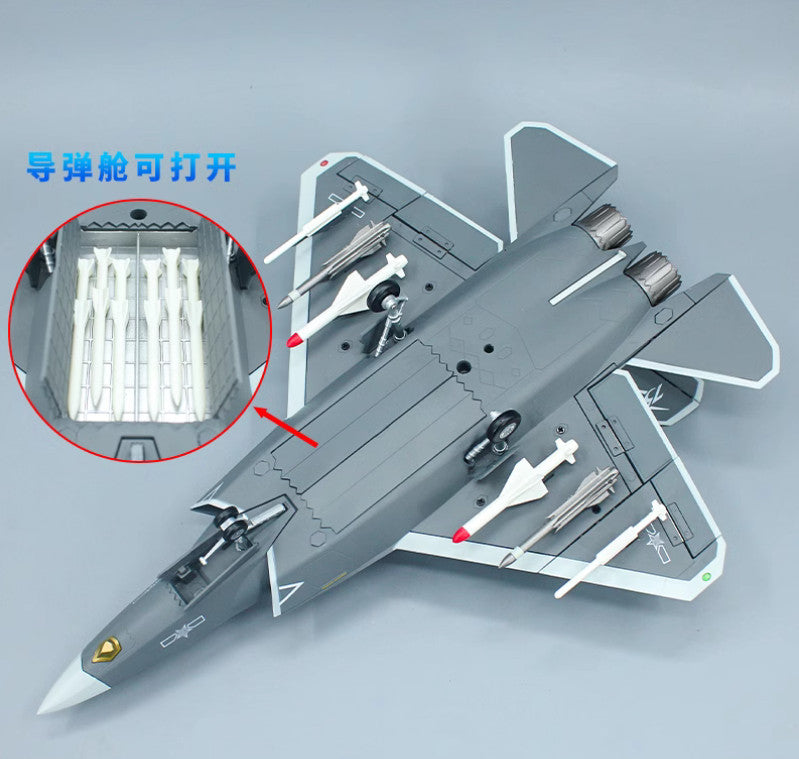 1:48 36CM CHINA J-35 Fighter Airplane Diecast Military Aircraft Plane Model