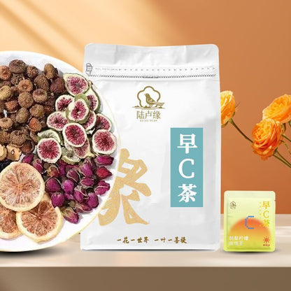 Morning C Evening A Tea Prickly Pear Lemon Mulberry Black Goji Berry Rosewater