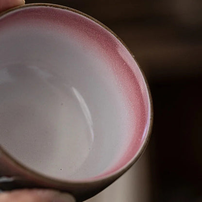 85ml Ceramic Teacup Retro Colorful Vitalmine Master Cup Tea Bowl Kung Fu Teaware