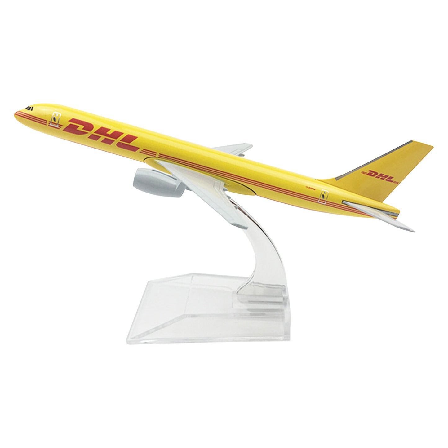 16cm DHL B757 Cargo Airplane Model 1:400 Alloy Simulation Aircraft Ornaments