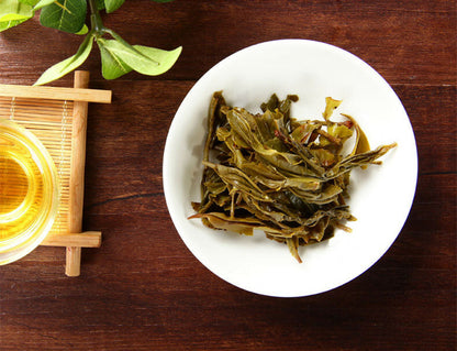 China Yunnan Puerh Tea Cake 357g cha Puer Menghai Sheng Tea Organic Green Food