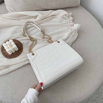 Large Shoulder Bag Travel Synthetic Leather Purse Handbag Pouch 19.5*10*24.5 CM