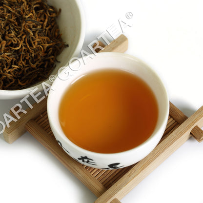 GOARTEA Supreme Wuyi Jinjunmei Eyebrow Black Tea Black Tea Loose Golden Buds-