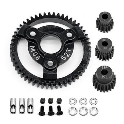 0.8M 32P Spur Gear 50T 52T 56T 60T For Traxxas Slash 2WD VXL XL-5 Bandit 1/10 F