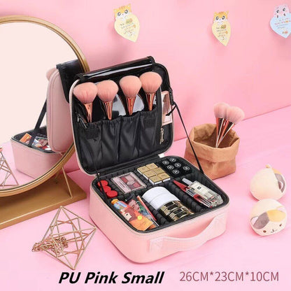 Makeup Bag Embroidered Art Clapboard Makeup Case Cosmetic Bags Women