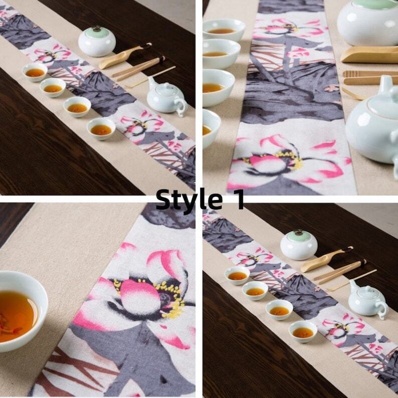 Burlap Table Mat|Tea Mat|Chinese Style Table Mat|Tea Ceremony Accessories