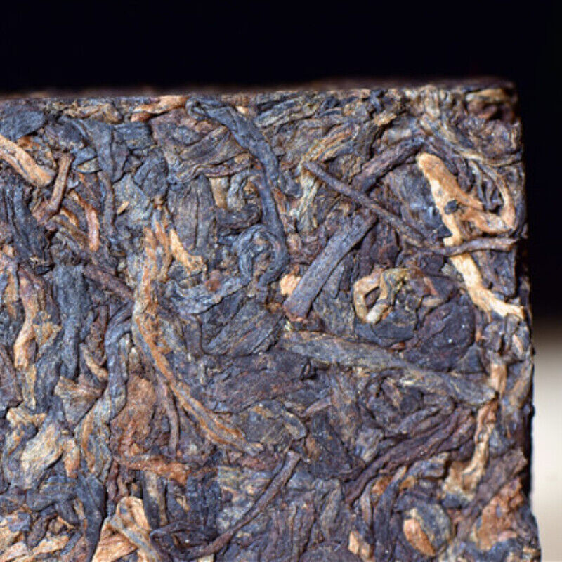 250g Premium Pu'er Ripe Tea Bricks Yunnan Aged Pu-Erh Black Tea Health