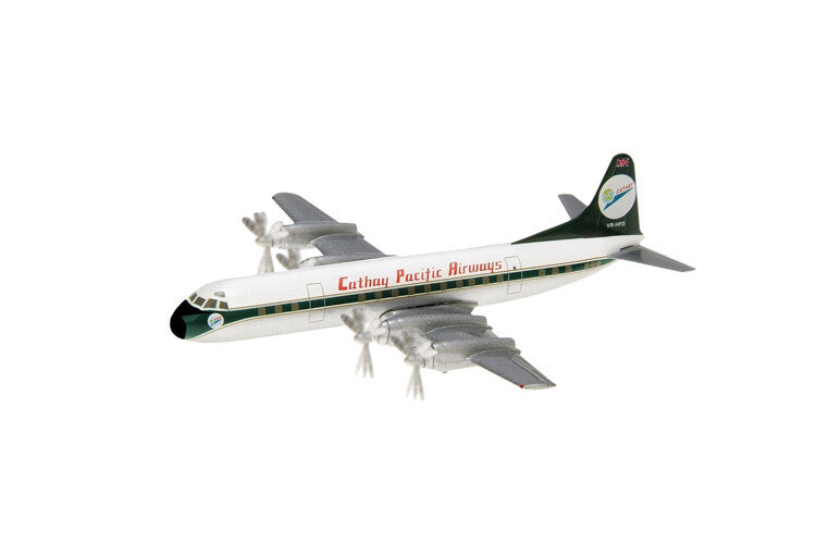 Herpa Cathay Pacific Airways Lockheed L-188A 1/400 diecast plane model aircraft