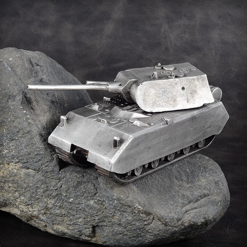 NEW 1:72 WW II Germany Panzer VIII Maus Heavy Tank Model All-metal Silver